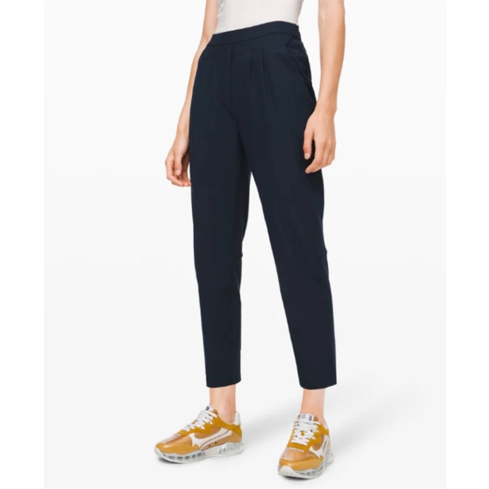 Lululemon Essential HR Trouser Pant Navy Blue LW5CI3S Size 6 SEE DETAILS
